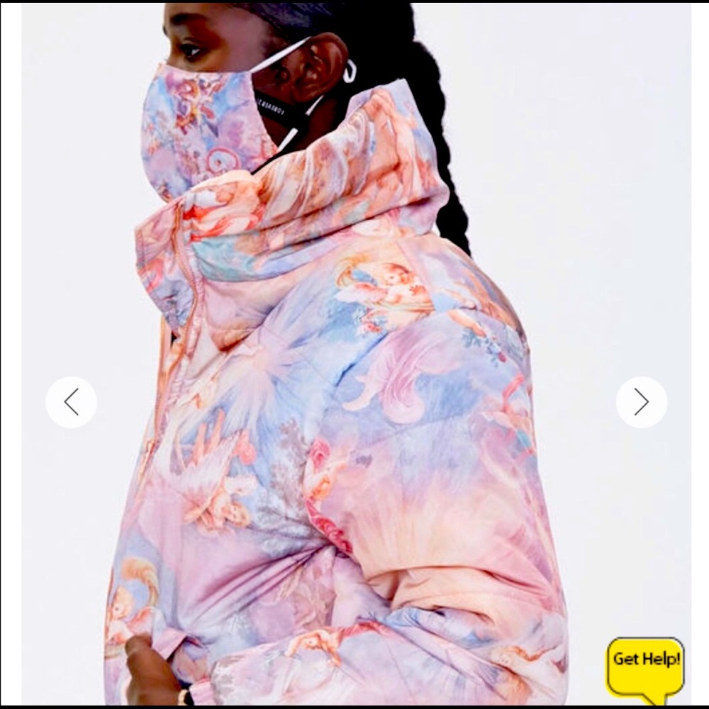 Never Worn Forever 21 Renaissance Puffer Coat XL